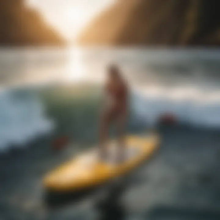 User-friendly features of a powered paddle board