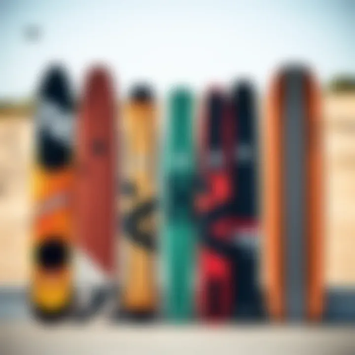 Understanding Wakeboard Sizes Different sizes of wakeboards displayed