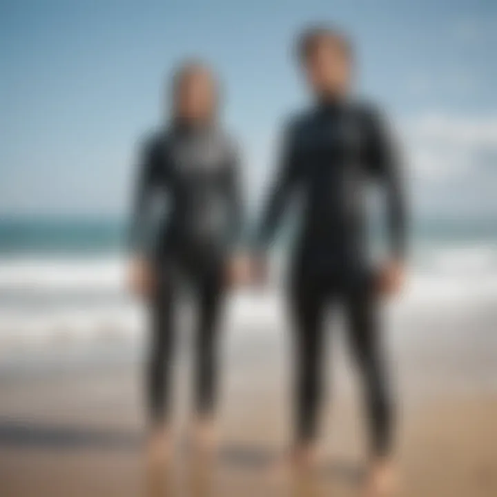 Comparison of wetsuit sizing charts