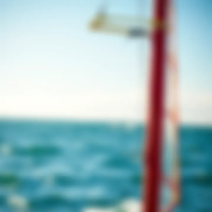 Durable windsurfing mast showcasing quality craftsmanship